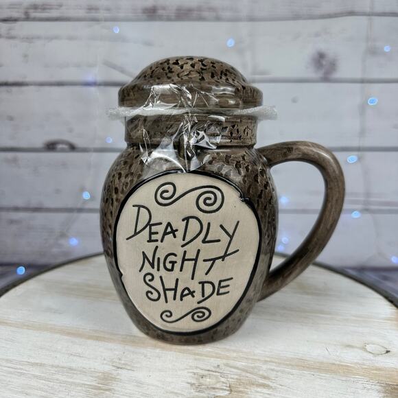 Disney Other - Disney The Nightmare Before Christmas Deadly Night Shade Ceramic Mug, NWT
